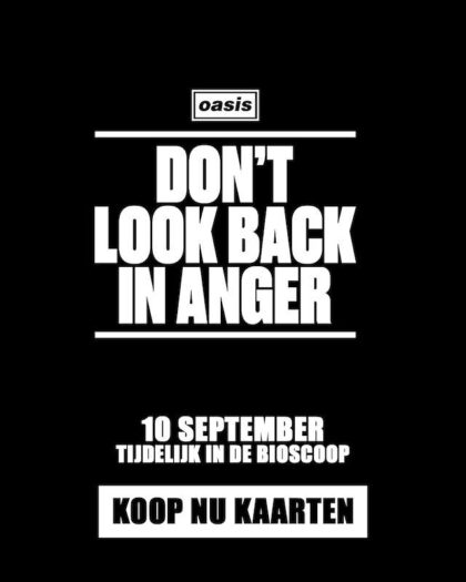 Oasis: Don't Look Back In Anger